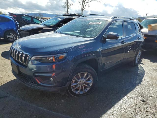 1C4PJMMX8MD221516 - 2021 JEEP CHEROKEE LATITUDE LUX BLUE photo 1