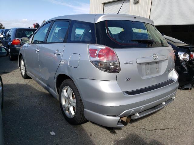 2T1KR30E76C577148 - 2006 TOYOTA COROLLA MA XR SILVER photo 2