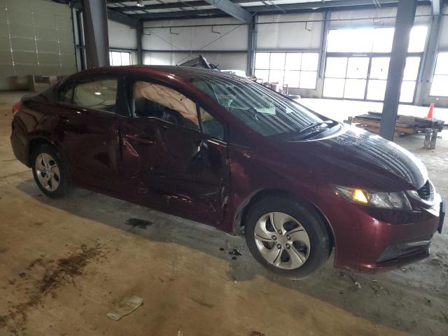 2HGFB2F5XFH534874 - 2015 HONDA CIVIC LX BURGUNDY photo 4