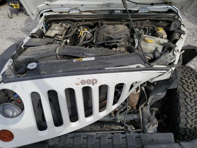 1C4AJWAG7DL589987 - 2013 JEEP WRANGLER SPORT WHITE photo 11