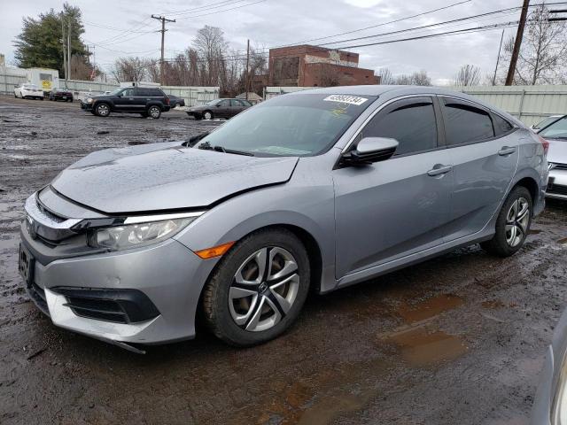 2HGFC2F5XJH576757 - 2018 HONDA CIVIC LX GRAY photo 1