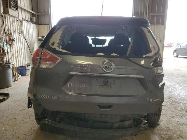 KNMAT2MV8FP535879 - 2015 NISSAN ROGUE S GRAY photo 6