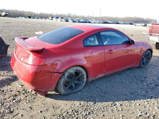 JNKCV54E85M422517 - 2005 INFINITI G35 RED photo 3