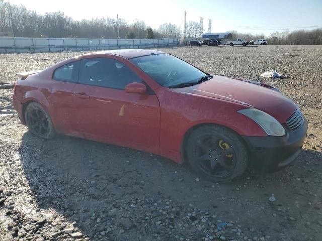 JNKCV54E85M422517 - 2005 INFINITI G35 RED photo 4