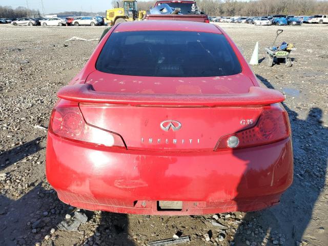 JNKCV54E85M422517 - 2005 INFINITI G35 RED photo 6