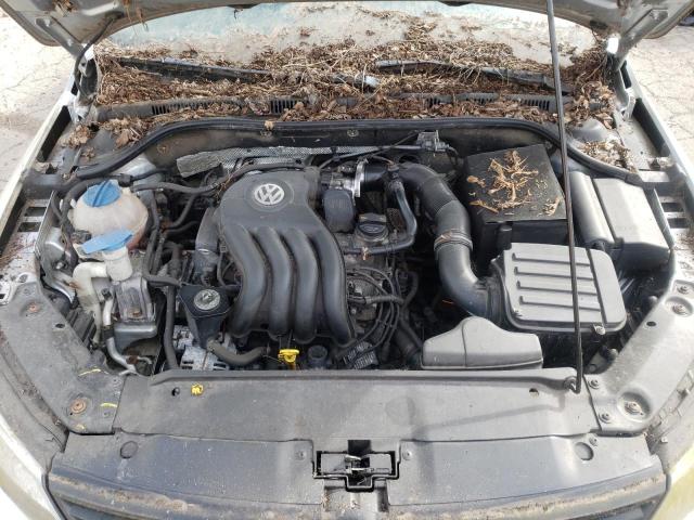 3VW1K7AJ9EM353627 - 2014 VOLKSWAGEN JETTA BASE SILVER photo 11