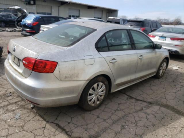 3VW1K7AJ9EM353627 - 2014 VOLKSWAGEN JETTA BASE SILVER photo 3