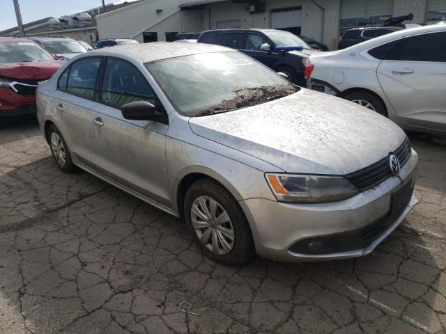 3VW1K7AJ9EM353627 - 2014 VOLKSWAGEN JETTA BASE SILVER photo 4