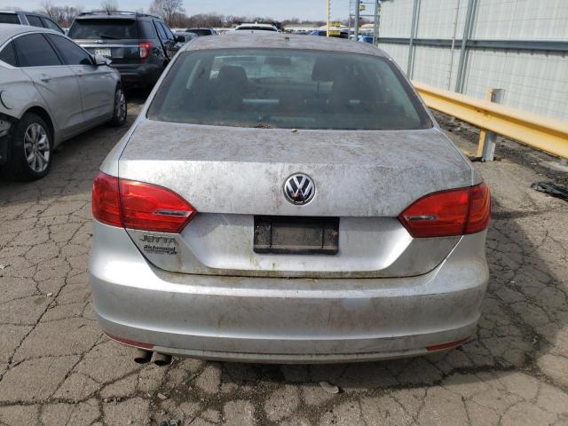 3VW1K7AJ9EM353627 - 2014 VOLKSWAGEN JETTA BASE SILVER photo 6