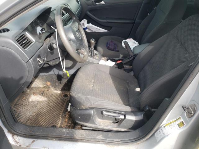 3VW1K7AJ9EM353627 - 2014 VOLKSWAGEN JETTA BASE SILVER photo 7