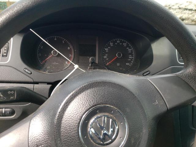 3VW1K7AJ9EM353627 - 2014 VOLKSWAGEN JETTA BASE SILVER photo 9