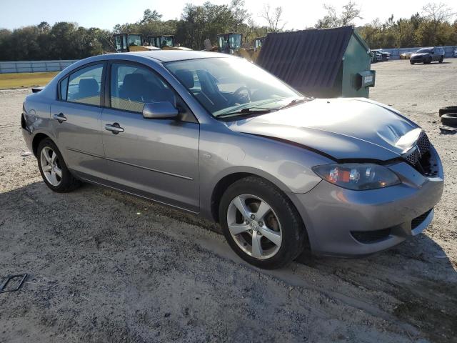 JM1BK12F361477647 - 2006 MAZDA 3 I GRAY photo 4