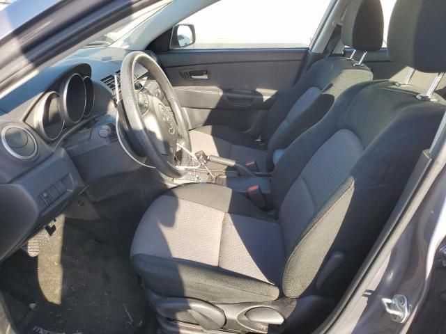 JM1BK12F361477647 - 2006 MAZDA 3 I GRAY photo 7