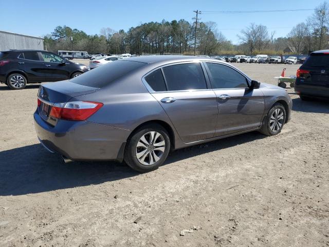 1HGCR2F37FA061284 - 2015 HONDA ACCORD LX GRAY photo 3