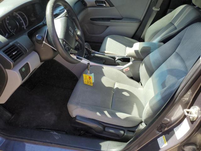 1HGCR2F37FA061284 - 2015 HONDA ACCORD LX GRAY photo 7