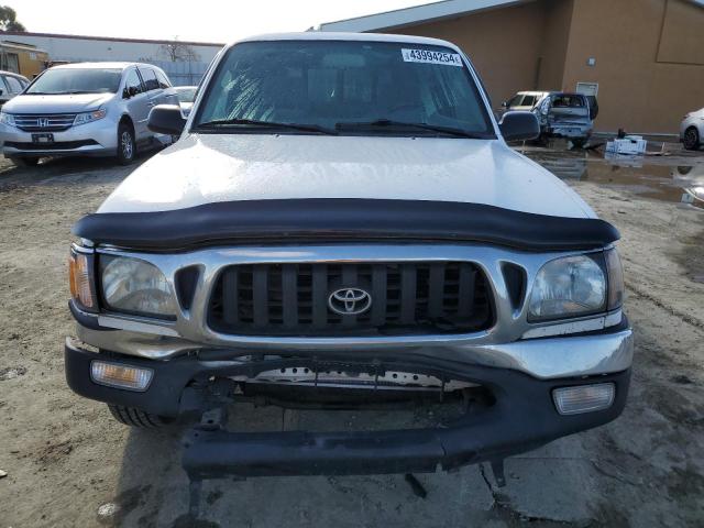 5TEVL52N34Z424488 - 2004 TOYOTA TACOMA XTRACAB WHITE photo 5