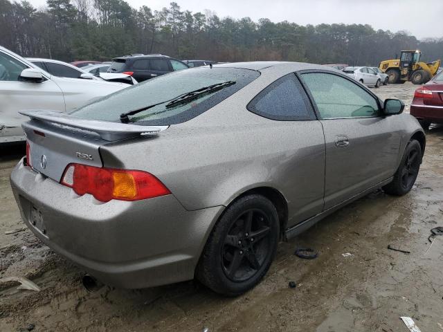 JH4DC54872C021191 - 2002 ACURA RSX GRAY photo 3