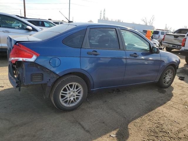 1FAHP35N19W269628 - 2009 FORD FOCUS SE BLUE photo 3