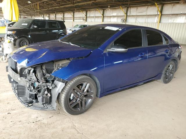 3KPF34AD6ME276416 - 2021 KIA FORTE GT LINE BLUE photo 1