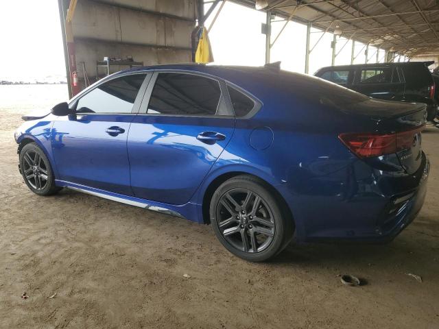 3KPF34AD6ME276416 - 2021 KIA FORTE GT LINE BLUE photo 2