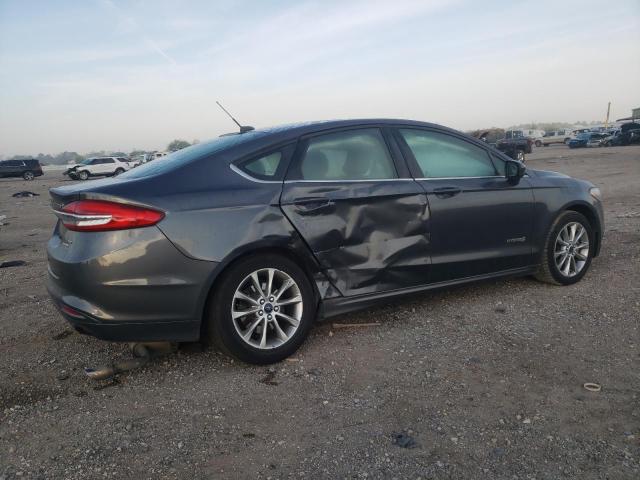 3FA6P0LU4HR217993 - 2017 FORD FUSION SE HYBRID CHARCOAL photo 3