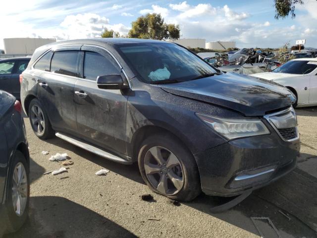 5FRYD4H22FB017105 - 2015 ACURA MDX CHARCOAL photo 4