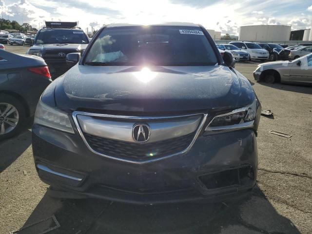 5FRYD4H22FB017105 - 2015 ACURA MDX CHARCOAL photo 5