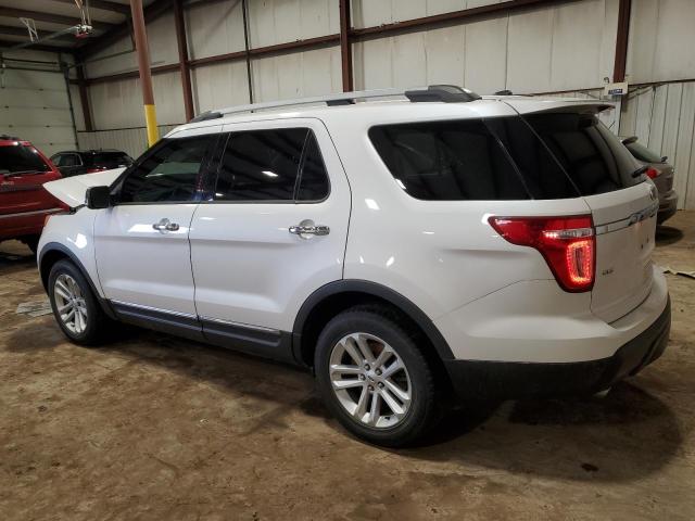 1FM5K7D80FGB37668 - 2015 FORD EXPLORER XLT WHITE photo 2