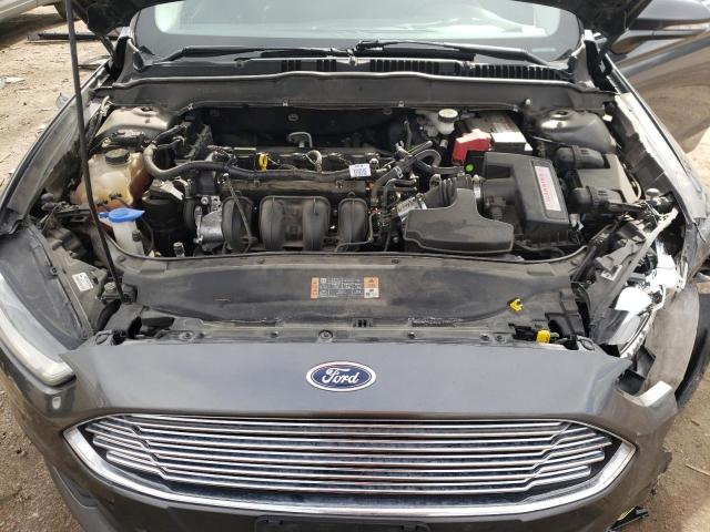 3FA6P0H78FR182990 - 2015 FORD FUSION SE GRAY photo 11