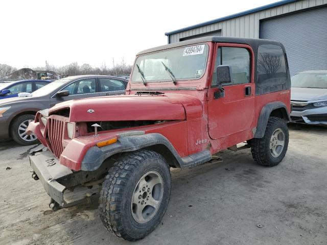 1J4FY19P5RP405486 - 1994 JEEP WRANGLER / S RED photo 1