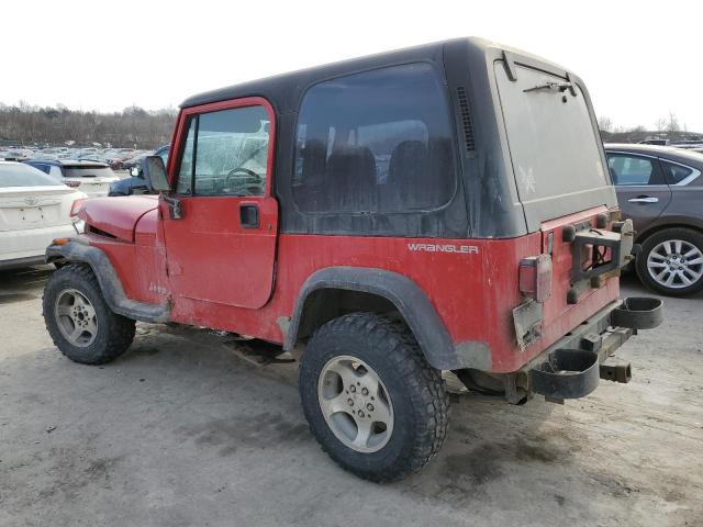 1J4FY19P5RP405486 - 1994 JEEP WRANGLER / S RED photo 2