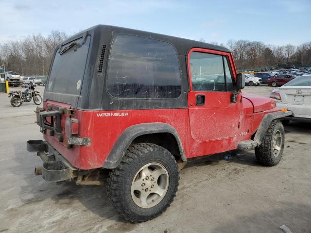 1J4FY19P5RP405486 - 1994 JEEP WRANGLER / S RED photo 3
