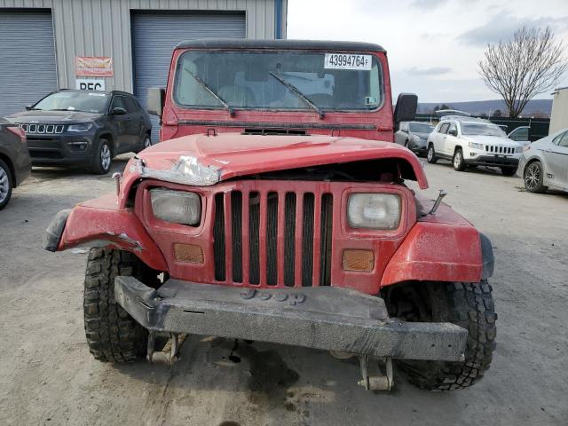 1J4FY19P5RP405486 - 1994 JEEP WRANGLER / S RED photo 5