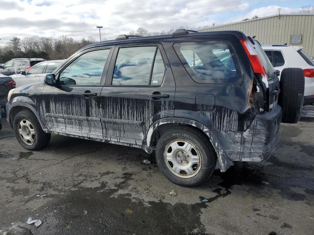 SHSRD78596U435669 - 2006 HONDA CR-V LX BLACK photo 2