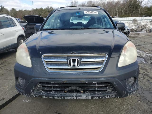 SHSRD78596U435669 - 2006 HONDA CR-V LX BLACK photo 5