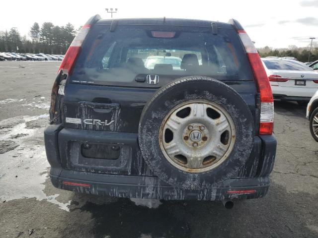 SHSRD78596U435669 - 2006 HONDA CR-V LX BLACK photo 6