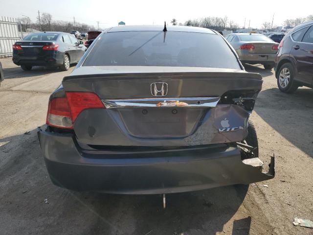 19XFA1E64AE014146 - 2010 HONDA CIVIC LX-S GRAY photo 6