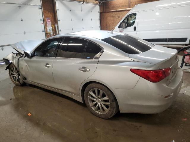 JN1BV7AR8EM682029 - 2014 INFINITI Q50 BASE SILVER photo 2