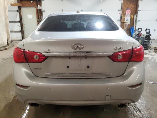 JN1BV7AR8EM682029 - 2014 INFINITI Q50 BASE SILVER photo 6