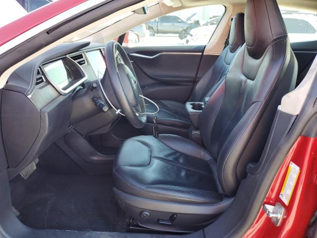 5YJSA1CN8DFP21919 - 2013 TESLA MODEL S წითელი ფოტო 7