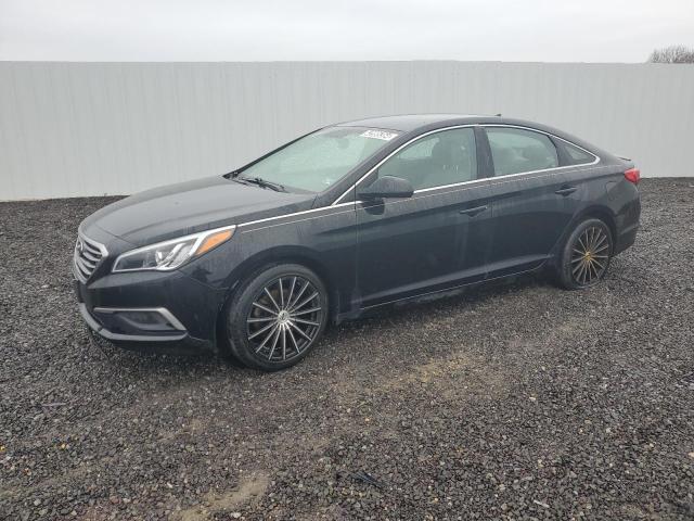 5NPE24AF4HH547393 - 2017 HYUNDAI SONATA SE BLACK photo 1