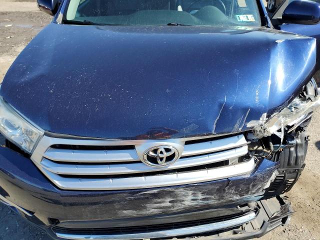 5TDBK3EH8CS093418 - 2012 TOYOTA HIGHLANDER BASE Көк фото 11
