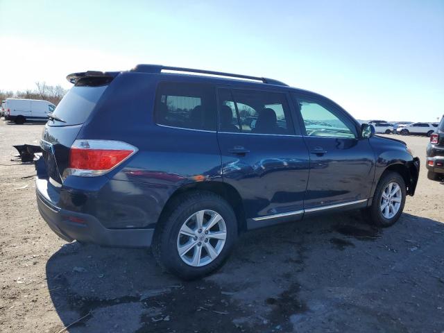 5TDBK3EH8CS093418 - 2012 TOYOTA HIGHLANDER BASE Көк фото 3