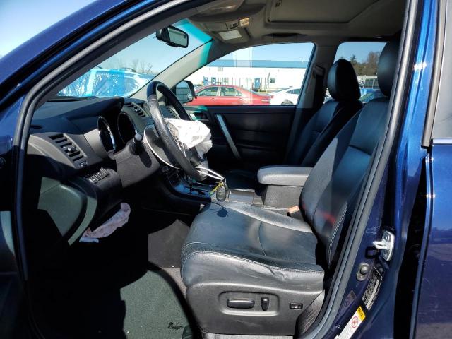 5TDBK3EH8CS093418 - 2012 TOYOTA HIGHLANDER BASE Көк фото 7