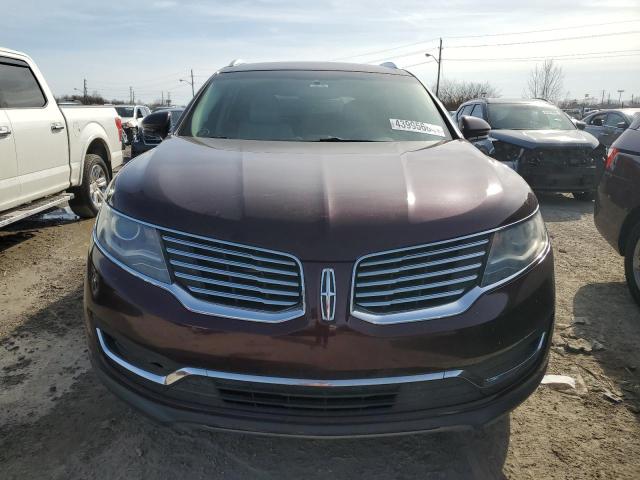 2LMPJ6JR3JBL34809 - 2018 LINCOLN MKX PREMIERE BURGUNDY photo 5