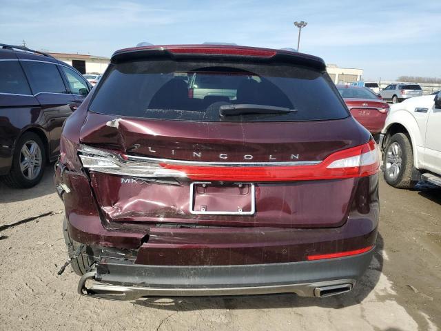 2LMPJ6JR3JBL34809 - 2018 LINCOLN MKX PREMIERE BURGUNDY photo 6