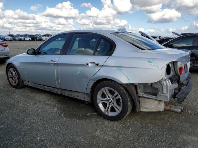 WBAVC57588NK78216 - 2008 BMW 328 I SULEV SILVER photo 2