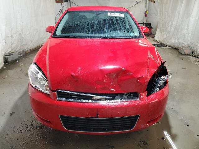 2G1WT57N891304851 - 2009 CHEVROLET IMPALA 1LT RED photo 5