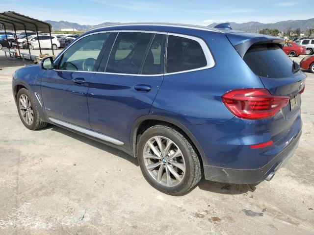 5UXTR9C5XJLD66063 - 2018 BMW X3 XDRIVE30I BLUE photo 2