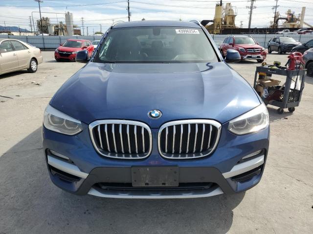 5UXTR9C5XJLD66063 - 2018 BMW X3 XDRIVE30I BLUE photo 5